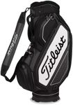 Titleist Midsize Staff Bag, Black/White