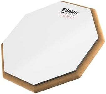 Evans RealFeel Attacktile Drum Pad - Drum Practice Pad - UV Coated Practice Pad - 1-Sided - 10 Inch