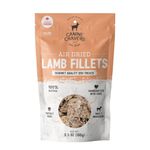 Canine Cravers Single Ingredient Dog Treats – Premium Lamb Fillets - Human Grade Air Dried Hypoallergenic Pet Food – Grain, Gluten, and Soy Free – 100% All Natural – 150 G Bag