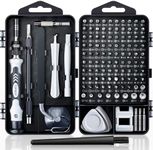 TOPWAY PC Precision Screwdriver Set: 122 PCS Electronics Repair Tool Kit Mini Magnetic Screwdriver Kit for Computer Laptop iPhone MacBook