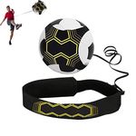 Porcyco Solo Football Kick Trainer, Soccer Training Aid for Kids and Adults, Soccer Ball Bungee Elastic Training, for Football Skills Improvement, Fit for Balls Size 3, 4, 5