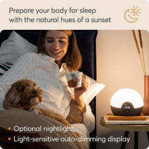 Lumie Bodyclock Glow 150 Wake-Up Light Alarm Clock – White