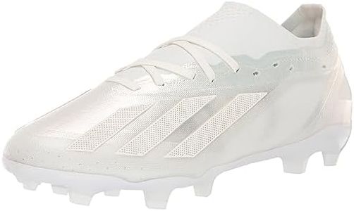 adidas unisex-adult X Crazyfast.2 Firm Ground White/White/White 8