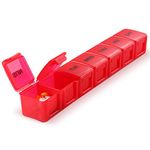 Pill Organizer XL Extra Large Weekly and Daily Pill Cases for Pills/Vitamin/Fish Oil/Supplements