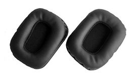 Replacement Earpads Earmuff Cushion Repair Parts for Mad Catz Tritton Kama Stereo Gaming Headset (1 Pair) (Black)