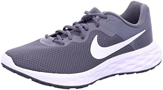 Nike Men's Stroke Running Shoe, Iron Grey White Smoke Grey Black, 11