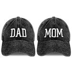 Moyel Mom and Dad Hats Pregnancy Announcement Parents Anniversary Christmas Birthday Gifts for New Mom New Dad Expecting Parents Dad to Be First Fathers Day Ideas