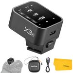 Godox X3N X3-N TTL Wireless Flash Trigger for Nikon Camera, 2.4G Wireless Touchscreen Flash Transmitter, Support TTL Auto/Manual/Multi Flash, Built-in Lithium Battery, High-Definit OLED Screen