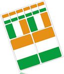 Biomar Labs® 10 x Vinyl Stickers Set Decals Ireland Irish National Flag Car Motorcycle Helmet D 29