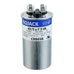 BOJACK 40+5uF 40/5MFD ±6% 370V CBB65 Dual Run Circular Start Capacitor for AC Motor Run or Fan Start or Condenser Straight