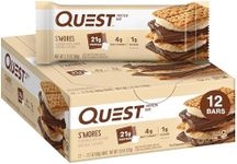 Quest Nutrition Protein Bars - S'Mores - 2.12 oz (1-Pack of 12)