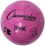 Champion Sports Extreme Series Soccer Ball, Size 3 - Youth League, All Weather, Soft Touch, Maximum Air Retention - Kick Balls for Kids Under 8 - Competitive and Recreational Futbol Games, Pink