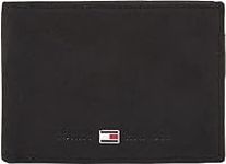 Tommy Hilfiger Men Johnson Mini Wallet Small, Black (Black), One Size