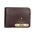 YOUR GIFT STUDIO Customized Wallet for Men's | Slim Leather Gift Wallet | Unique Birthday nique Birthday Anniversary Gift for Husband, Dad, Brother, Purse Wallet (Brown)