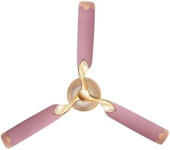 RR Signature Jaipur Mahal 1320mm Designer Ceiling Fan for Home and Office (2+3 Years Warranty, Rose Gold)
