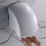 DRIZZLE High Speed Automatic Hand Dryer For Household, Hotel And Bathroom (White)