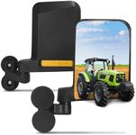 Magnetic Tractor Mirror, Universal Tractor Side View Mirror, Compatible with Full Size Forklifts, Tractors, Lawnmowers, Dozers, Golf Carts