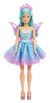 MGA Dream Ella Colour Changing Surprise Fairies Heavenly Series - Dreamella - 9+ Surprises - Moon Fairy Doll with Iridescent Sparkling Wings and Turquoise Hair - For Children from 3 Years