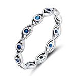 Evil Eye Infinity Ring for Women: 9