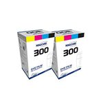 2 x Magicard 300 Printer MC250YMCKOK Color Ribbon - YMCKOK - 250 Prints with Bodno Software Demo Card