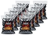 BBQ Wood Coal for Barbeque Grilling - Koyla for Cooking, Coal for Smoking Food - Grill Premium Long Burning Natural Wood Charcoal - Eco-Friendly Less Smoke Charcoal for Home - No Chemical Use - 5 KG