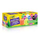 Crayola 54-1215 Washable Neon Paint, School, Craft, Painting and Art Supplies, Kids, Ages 3,4, 5, 6 and Up, Back to school, School supplies, Arts and Crafts, Gifting, Multicolor, 59 ml (Pack of 10)