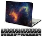 KSK KAISHEK Laptop Case for MacBook Air 13 inch(2018-2020 Release,Retina Display,M1) Model A2337 A2179 A1932,Plastic Hard Shell Keyboard Cover,Space Galaxy