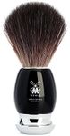 MÜHLE VIVO Black Fibre Shaving Brush - Creates Rich Lather of Soap or Cream