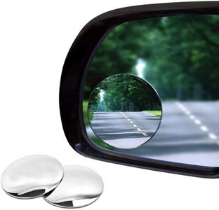 Bestgle 2 Pcs Car Blind Spot Mirrors, Adjustable Automotive Round HD Glass Frameless Self Adhesive Convex Rearview Side Mirror Blindspot Wide Angle Exterior for Vehicles & Motorcycle & Trucks & SUV