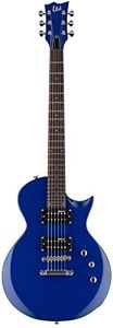 LTD EC-10 Blue Guitarra Eléctrica 6 Cuerdas con Funda, Azul