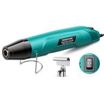 SEEKONE 350W Mini Heat Gun, 260℃/450℃ Dual Temp Fast Heat Hot Air Gun with Overload Protection, Reflector Nozzle and Double Insulated 1.5m Cable for Heat Shrink Tubing, Crafts, Embossing