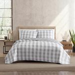 Eddie Bauer Lakehouse Cotton Grey Quilt Set, King