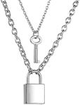 SAKAIPA Lock necklace Lock Key Pend