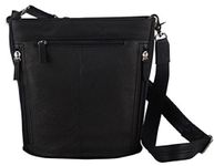 GTM Concealed Carry Bucket Tote, Black, Small