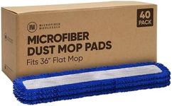 18" Mojave Microfiber Dust Mop Pads (Pack of 2) - Replacement Head & Refill for Microfiber Mops, Reusable & Machine Washable, Use for: House, Commercial, Industrial