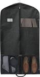 SimpleHouseware 43-Inch Heavy Duty Garment Bag w/Pocket for Dresses, Coats