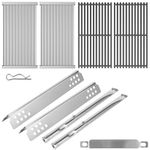 GLOWYE Grill Replacement Kit for Charbroil TRU-Infrared 463642316 463644220 463245518 463246118 463632320 463632520 Gas Grill, Emitter Plates & Cooking Grates Kit for G362-2100-W1 G369-0030-W1