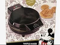 Primark Mickey Mouse Waffle Maker makes Mickey-shaped Waffles Big Deluxe Waffle Maker Primark, Black