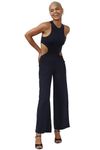 FOREVER 21-Women-Solid-Regular Fit-Jumpsuits-23000084216005-Navy-XS