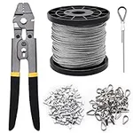 328ft Wire Rope Crimping Tool Kit, 