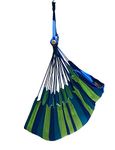 Premium Quality Brazilian Hanging Chair– Made of a Blend of Cotton and Polyester for Ultimate Comfort and Durability. This Hammock Holds up to 250 lbs. Perfect for Reading, Lounging or Napping.