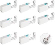 8 Pack Disposable Ear Piercing Gun, DKDDSSS Ear Piercing Kit Safety Asepsis Piercing Tool With Ear Studs For Girls Women Men(White)