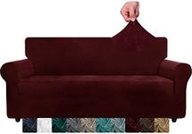 CHELZEN Velvet Couch Covers 3 Seate