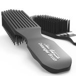 Felicia Leatherwood Black Detangler Brush - For Kinky, Curly, Wavy or Straight Hair - Tame Your Tangles Smooth Your Coils…
