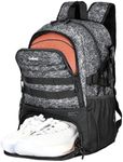 Goloni | Large basketball backpack bag with shoe and ball compartment, soccer backpack, baseball, softball, volleyball sport bag, travel gym backpack, basketball training equipment Water Resistant