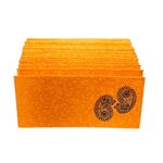 Krisah® Pack of 25 Orange Sagan/Shagun/Cash/Gift Paper Envelopes (25, Orange)