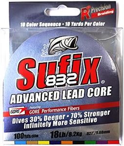 832 Lead Core 18 lb Metered - 100 Yds
