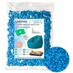 2.45LBS Bean Bag Filler, Shredded Memory Foam Stuffing, Stuffing for Stuffed Animals, Pillow Stuffing, Bean Bag Chair Filler, Bean Bag Filling