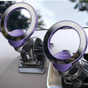 LISEN for MagSafe Car Mount for iPhone 16, 360° Rotation Magnetic Phone Holder for Car, Hands Free iPhone Magnetic Car Mount,Magnetic Car Mount for iPhone 16 15 14 13 12 Pro Max Plus Mini, Purple