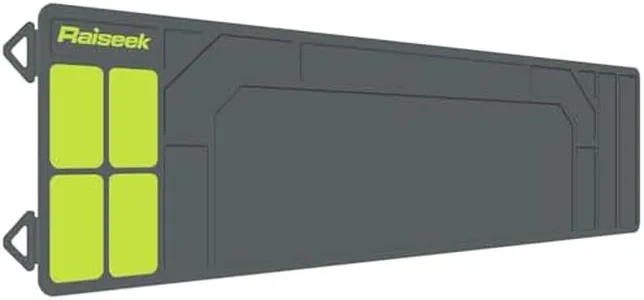 Raiseek Rifle Shotgun Cleaning Mat, Anti-Slip Magnetic Gun Maintenance Mat, Rubberized Repair Mat 36" x 10" (Grey)